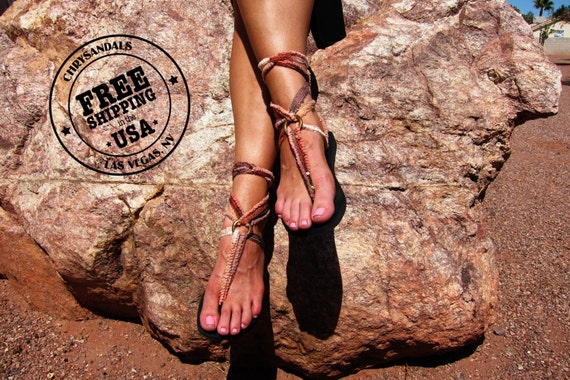 Lace Up Gladiator Sandal with Desert Wanderer Laces-FREE SHIPPING in the USA- Women's Sandals-Vegan Sandals-Boho Sandals