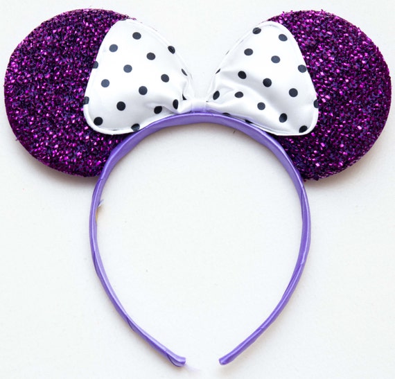 minnie mouse ears headband purple sparkle minnie mouse ear minnie mouse ears headband purple sparkle minnie mouse ear
