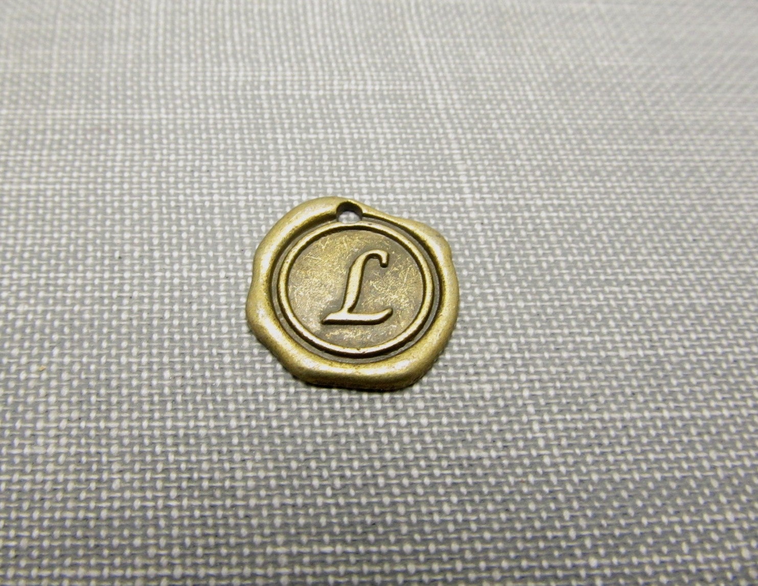 Personalized Letter L Wax Seal Initial Letter 19mm by AlmsHouse