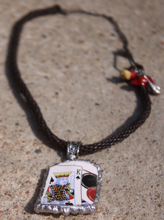 Items similar to King of Spades Necklace on Etsy