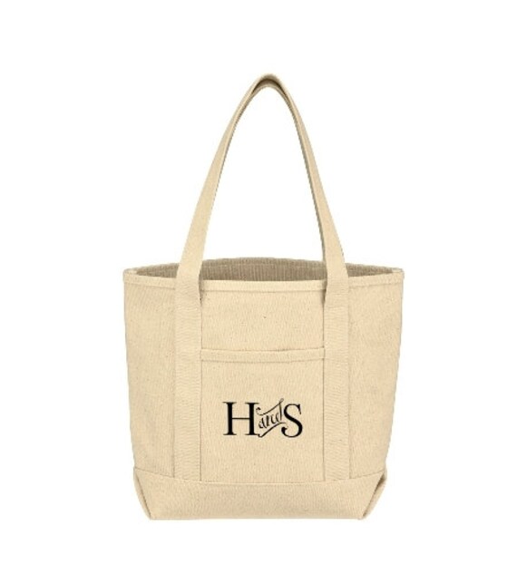24 Wedding Tote Bags Cotton Canvas, Personalized with Custom a Wedding ...