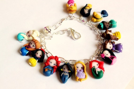 Disney Princesses inspiredbracelet collection. by CandyDesignCrea