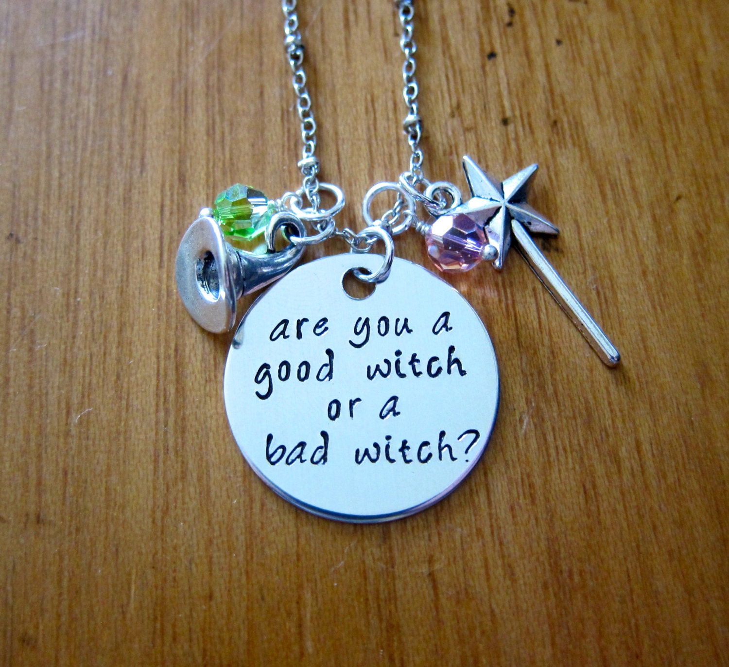 Good Witch/Bad Witch Halloween Necklace. Are you a good witch