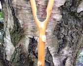 Fumed Chestnut Thumbstick, Hiking stick, Walking stick. Stick No. 132