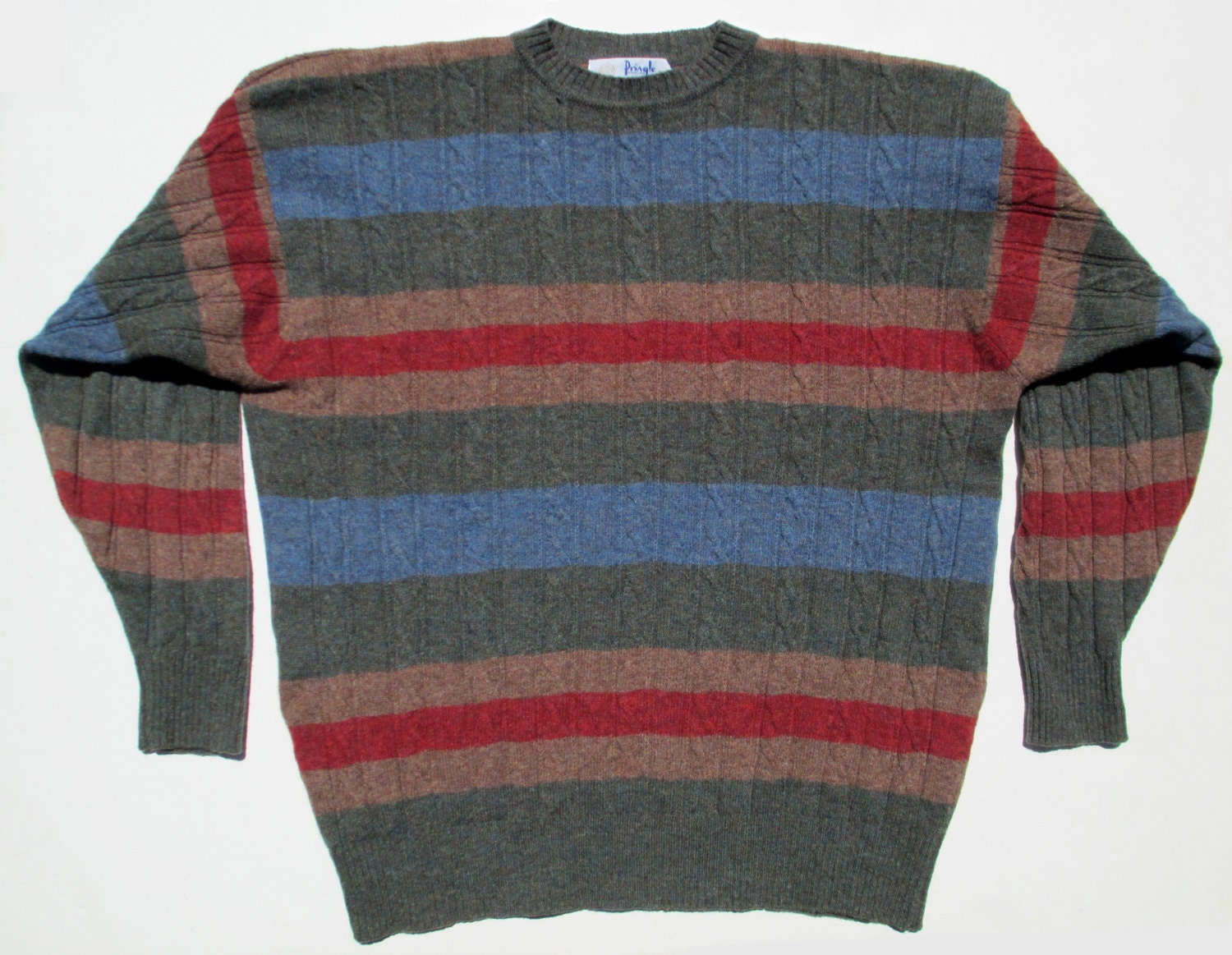 shetland cable sweater