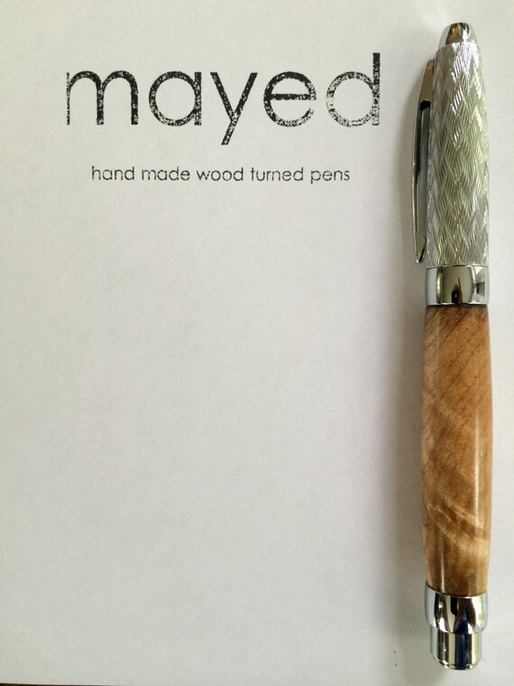 Fountains pen, Wooden Hand Made Reclaimed Western Maple Burl