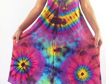 Night Garden Tie-Dye Dress main image 1