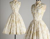 r e s e r v e d /// vintage 1950s dress . by millstreetvintage