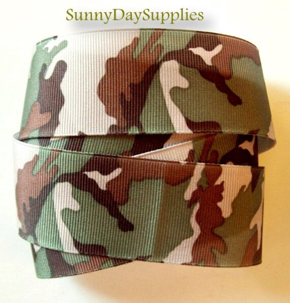 Wide Military Camouflage Ribbon or Trim 2 YARDS 1.5 inches