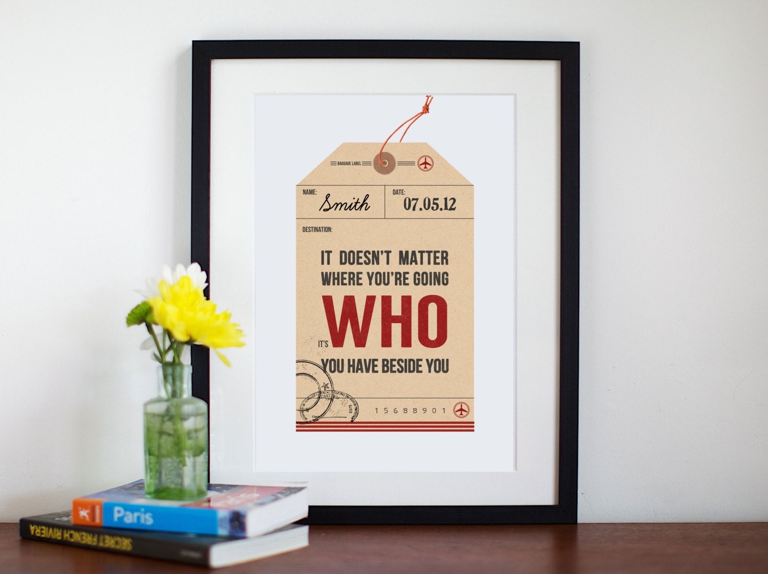 Personalised Wedding Gift Love Quote Marriage Quote