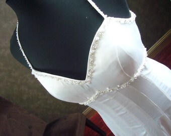 Ginger Rogers Swing Time Inspired Wedding Dress Custom Handmade to Your Measurements