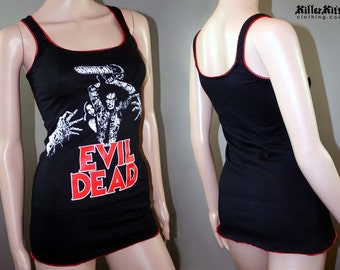 Evil Dead 80s Horror Movie Tank Top Shirt Ash Vs The Evil Dead Halloween Army of Darkness
