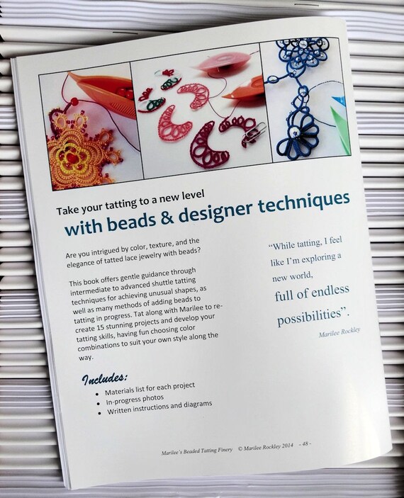 Shuttle Tatting book Marilee's Beaded Tatting