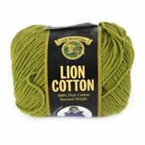 Cotton Yarn Lion Brand Worsted Weight Knitting Crochet