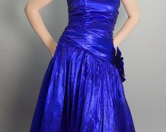 1980s Prom Dresses For Sale Spring sale 1980s blue