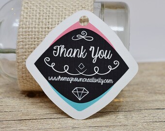 Modern Hipster Thank you Hang Tags Gift Party Favor