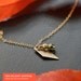 juliet - gold and bronze pendant necklace by elephantine