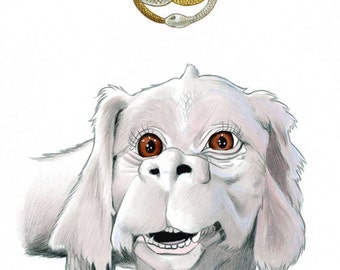 falcor the luck dragon coloring pages - photo #23