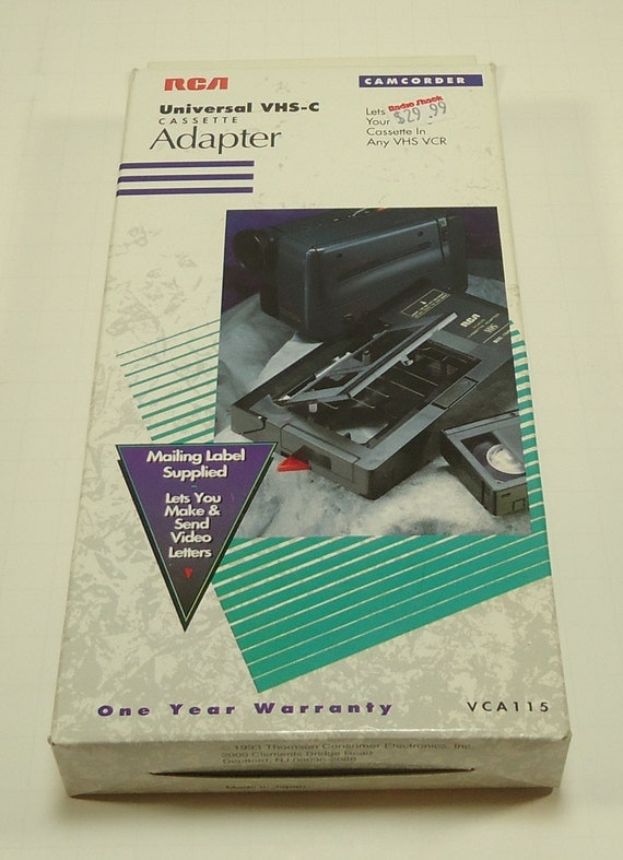 RCA Universal VHSC Cassette Adapter
