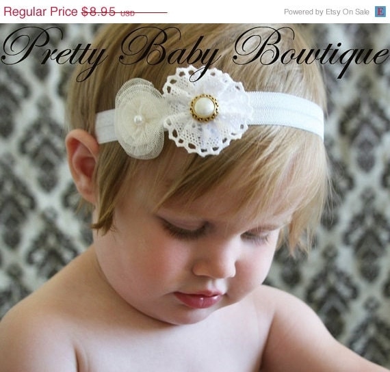 Baby Headband Infant Headband Toddler by PrettyBabyBowtique