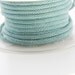 3 Feet Turquoise Green Braided Fabric Cord-Round 3mm (ML2213011)
