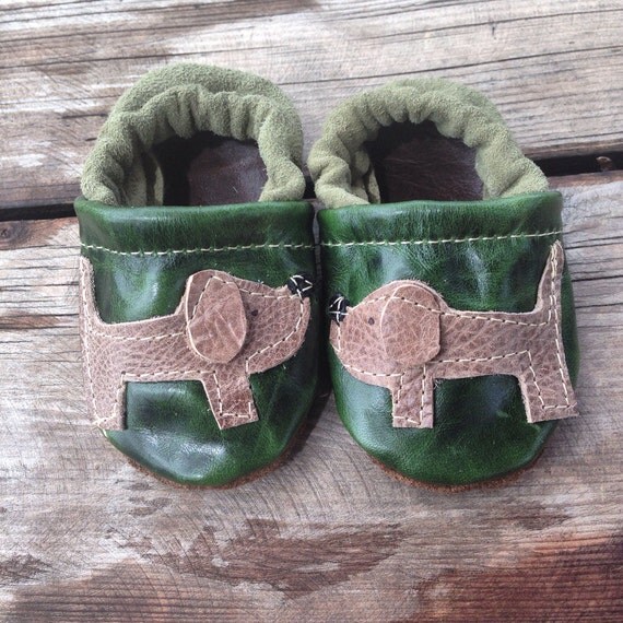 Items similar to Wiener Dog Soft Soled Leather Shoes Baby and Toddler on Etsy