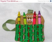 Christmas in July Sale Gingerbread Christmas wristlet crayon holder crayon tote holiday party favor or stocking stuffer Quantity discount Il_170x135