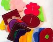 Christmas in July Sale Felt button snake Deluxe set busy bag or quiet book project- educational game learning toy Il_170x135