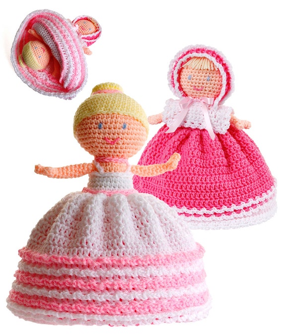Crochet Topsy Turvy Doll pattern pdf