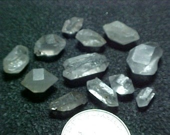 Double Terminated Tibetan OM Crystal Great to Wire Wrap Lot E003