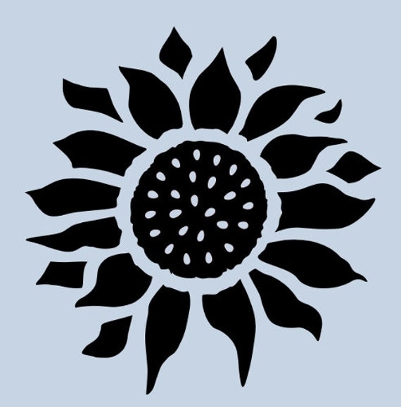 sunflower-stencils-free-printable