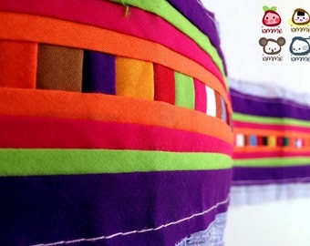 Hmong fabric, Hmong Textile, Lisu Textile, fabric, purple, violet, Thai hill tribe, Hmong, Lisu fabric, Crafting, quilt, sewn, craft, bright