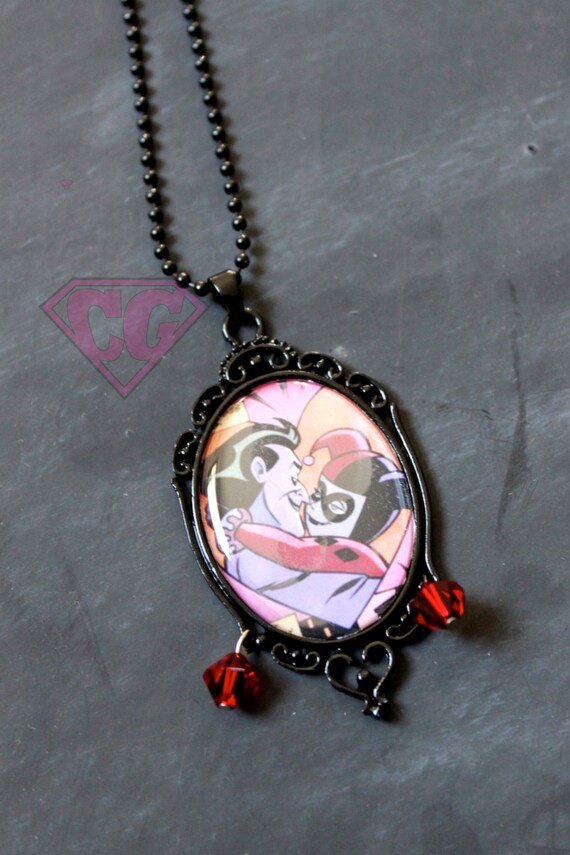 Harley Quinn and Joker Necklace