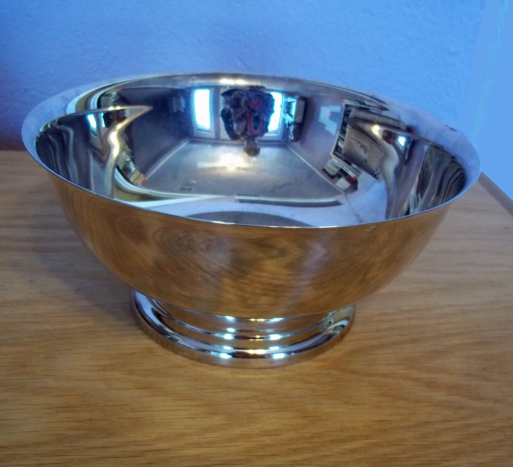 Vintage Sheridan Silverplate Bowl Haute Juice