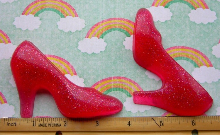 HIGH HEEL SHOES Soap Ruby Red Slippers by SCENTSOFHUMORCANDLES