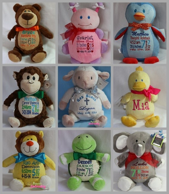 Personalized Baby Gift New Born Baby Birth Announcement