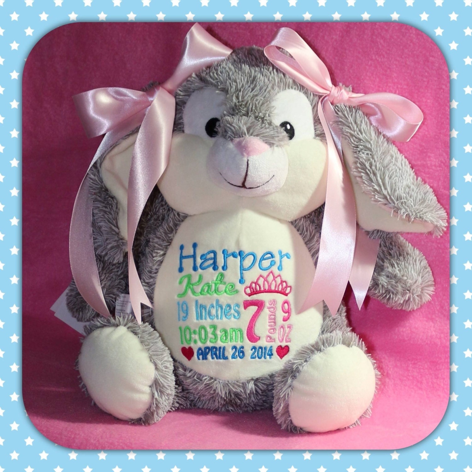 Personalized Baby Gifts New Baby Birth Announcement