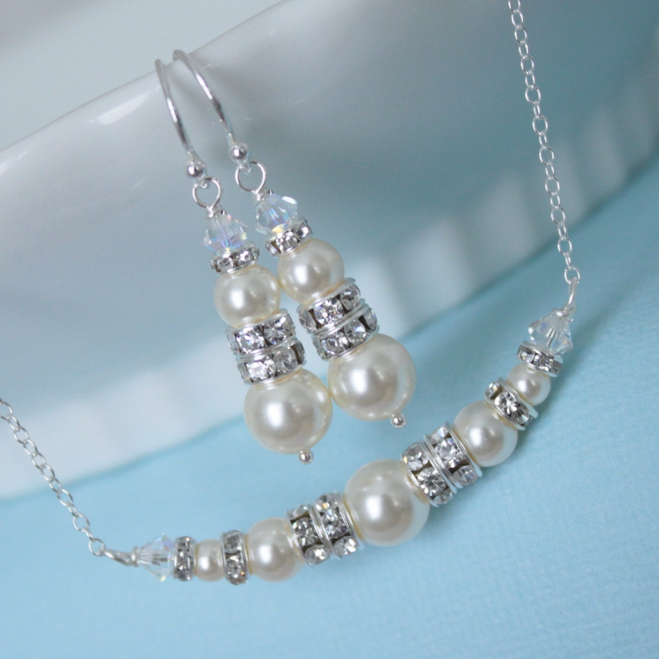 Swarovski Bridal Jewelry Set Mother of the by alexandreasjewels