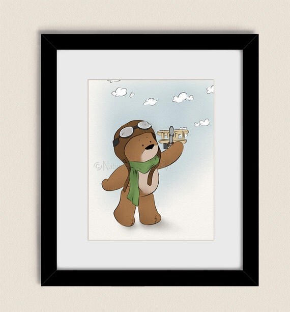 teddy bear wall painting