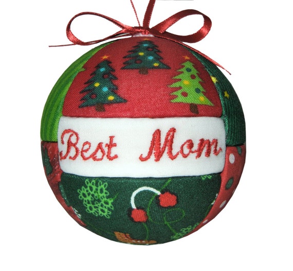 Best Mom Christmas Holiday Ornament Christmas Tree Decor Personalized ...