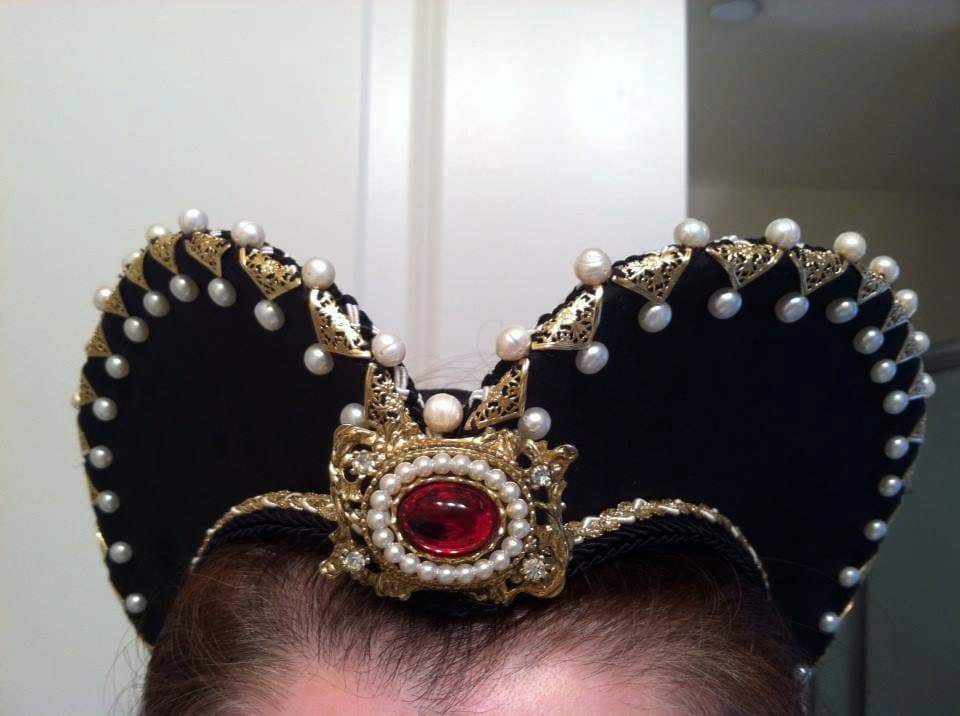 RenaissanceTudor Elizabethan Attifet Headdress SINGLE ROW