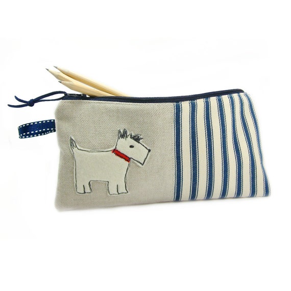 Pencil Case, Scottie Dog Pencil Case, Cute Pencil Case