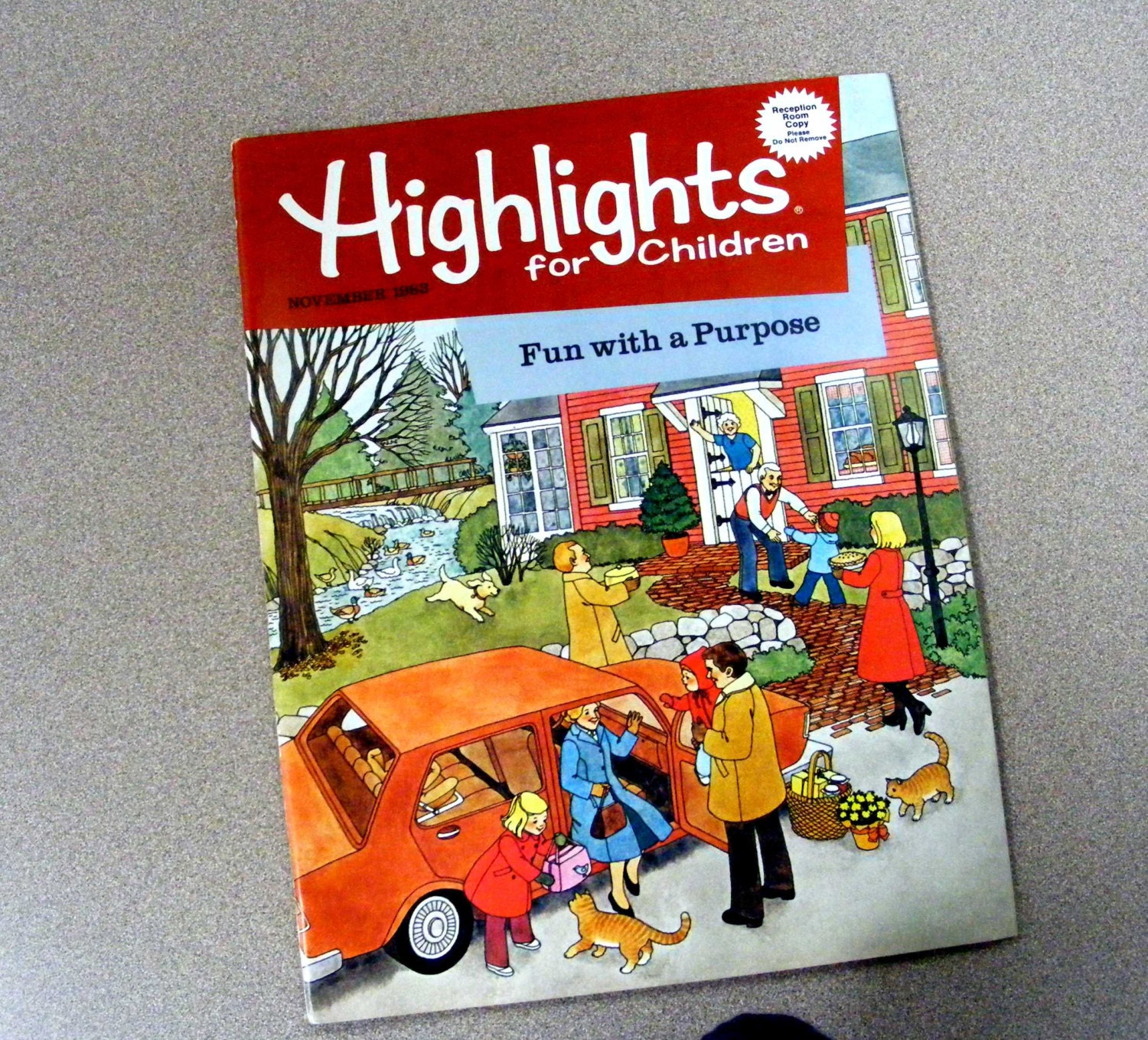 Highlights magazine November 1983 children by BumperStickersnmore