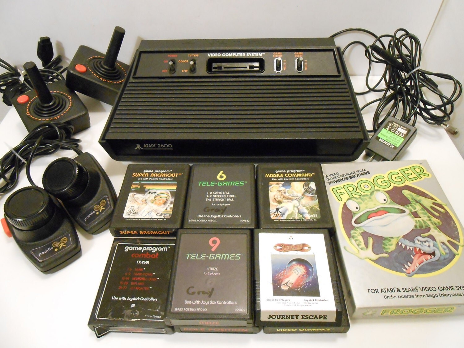 1980s Mint Condition Atari CX2600 CR 4 Switch