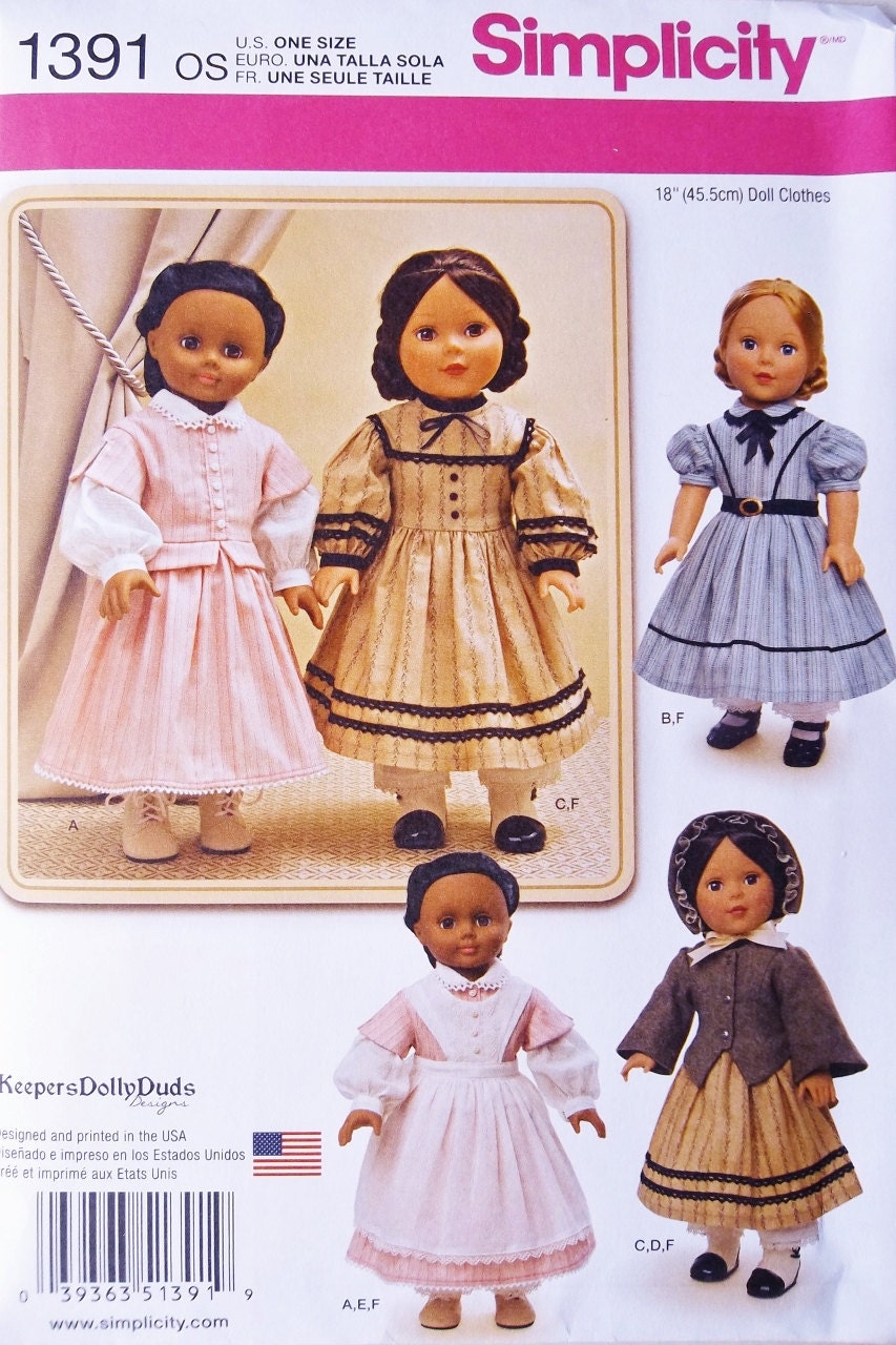 18 inch historical doll clothes