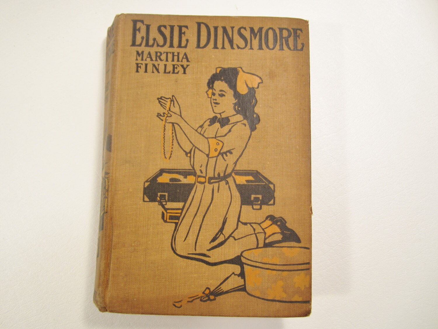 Antique Child's Book Elsie Dinsmore by Martha Finley