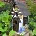 Hand Painted Cottage Birdhouse