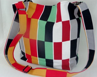 Cross Body BAG, Medium Shoulder Purse,  Messenger BAG, Small Diaper Bag, Work Purse,  IKEA, Black, Grey, Red, Green