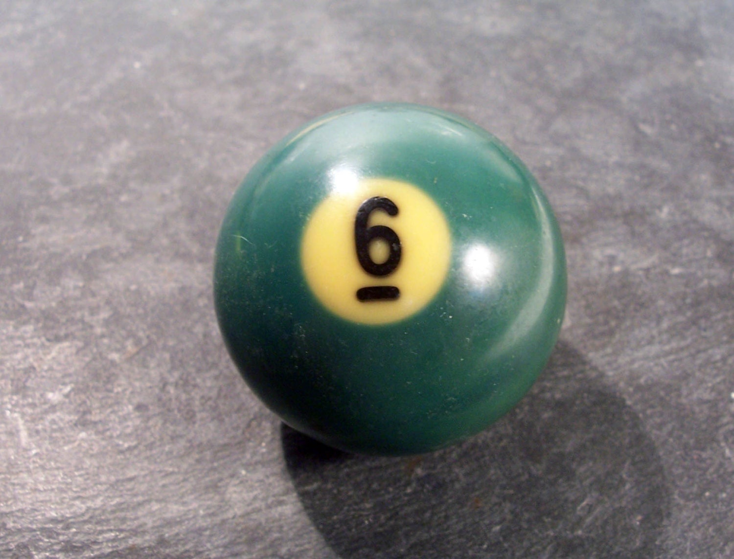 Bakelite Billiard Ball 6 VINTAGE Billiard Ball POOL by punksrus