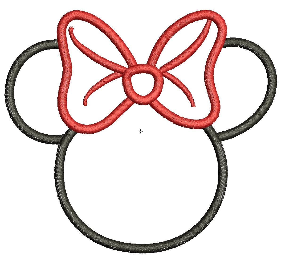 Minnie Mouse Head Template